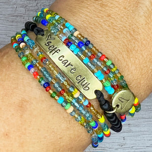 Custom Brass Bar Bracelet