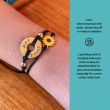 Load image into Gallery viewer, Custom Brass Bar Bracelet