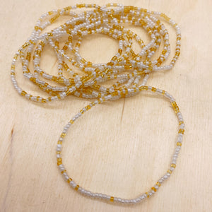 Champagne - 6 or 12-Strand Beaded Stacker