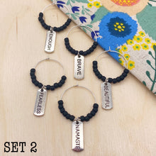 Load image into Gallery viewer, Which Wine is Mine?  Mantra Wine Rings
