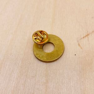 Custom Brass Mantra Pin