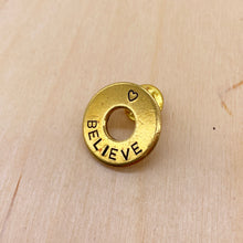 Load image into Gallery viewer, Custom Brass Mantra Pin