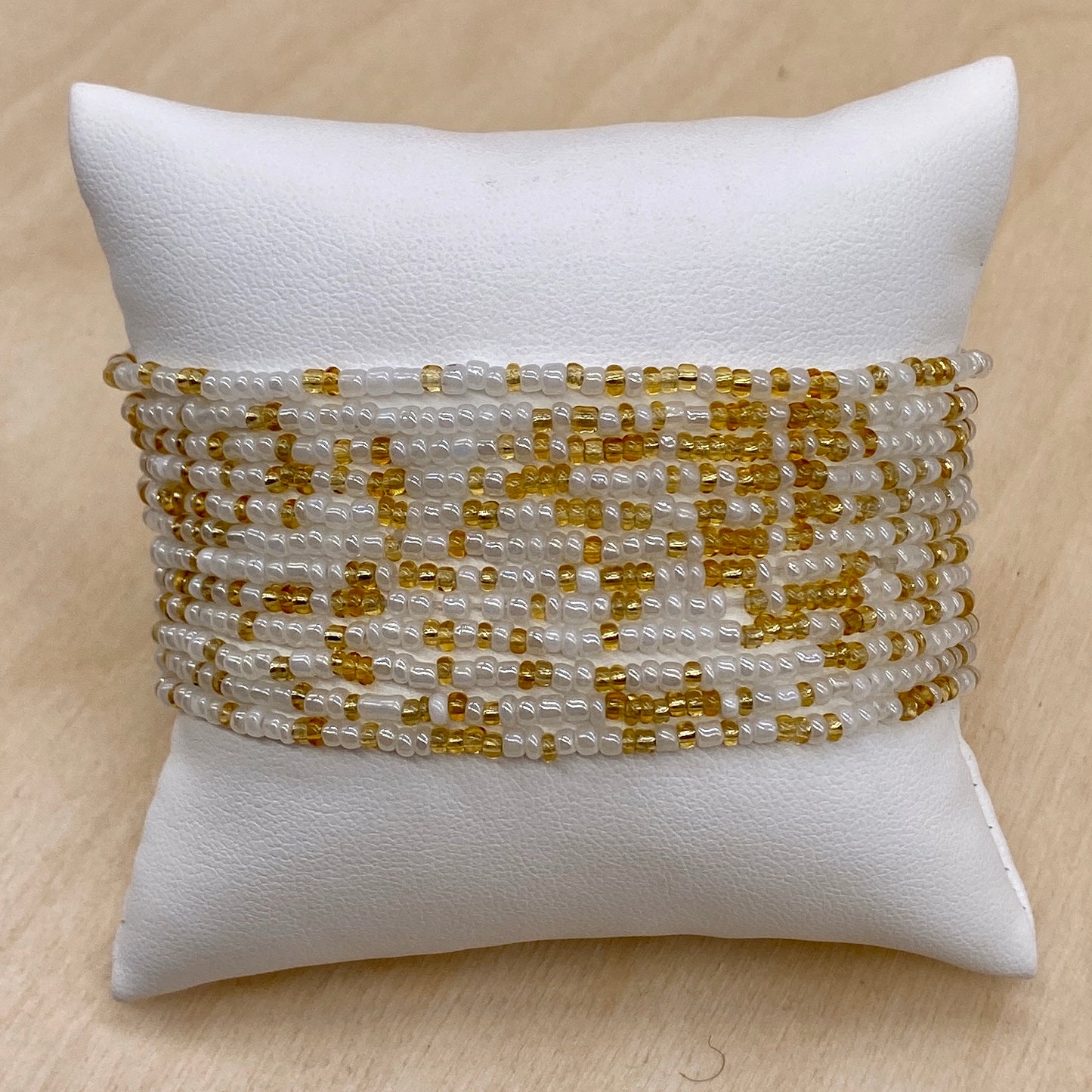 Champagne - 6 or 12-Strand Beaded Stacker